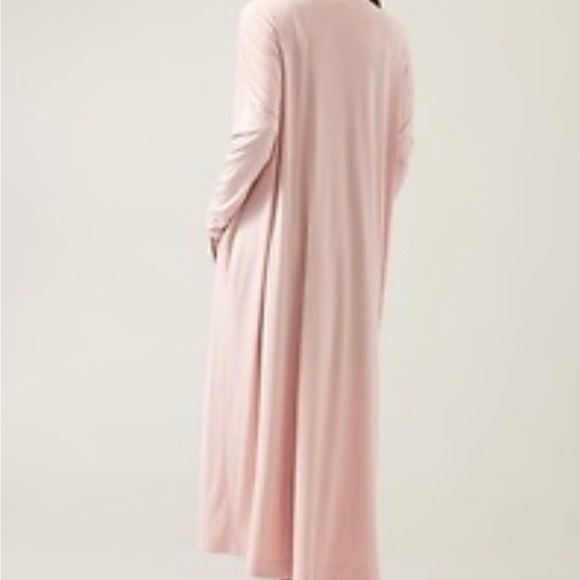 Athleta intimates Modal robe pink long duster size S - Picture 4 of 11